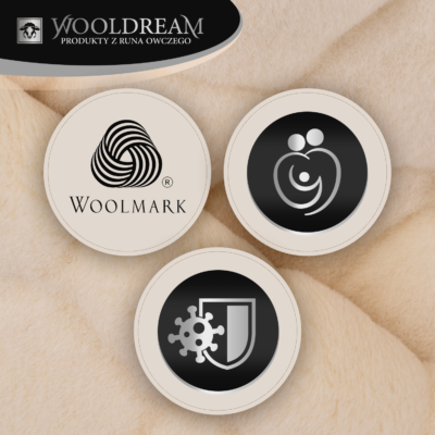 Prześcieradło wełniane z domieszką wełny kaszmirowej Wooldream