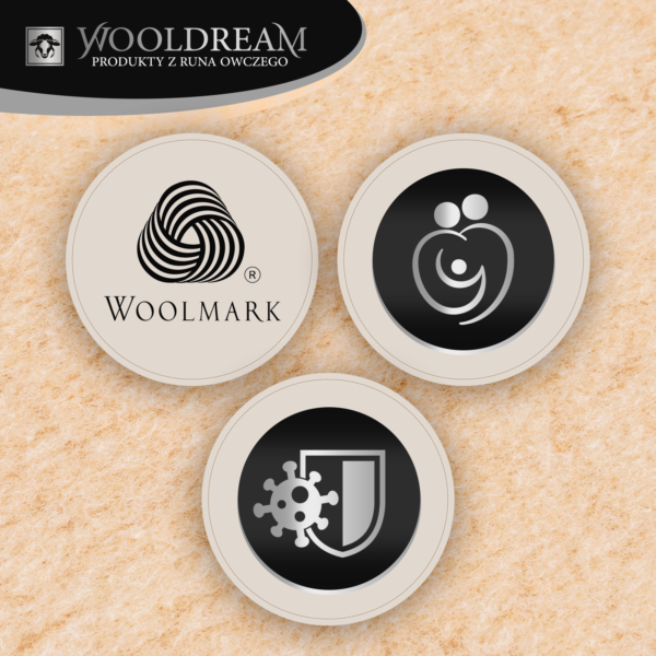 Pas lędźwiowy na kręgosłup ocieplający wełniany Wooldream