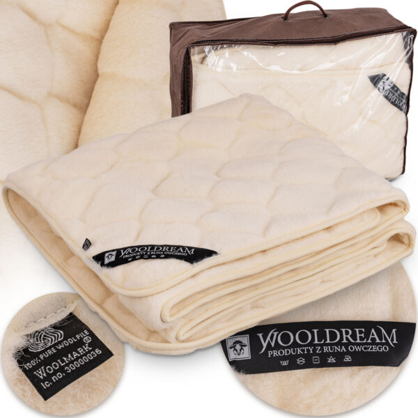 Kołdra wełniana z domieszką wełny kaszmirowej Wooldream